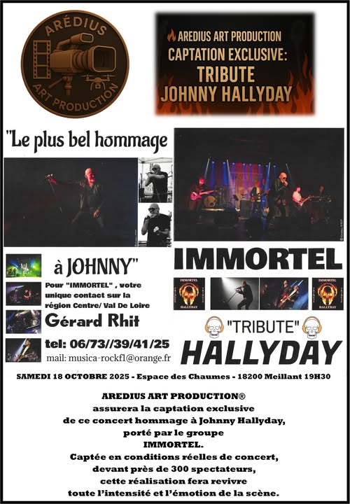 Prochain concert Tribute Johnny